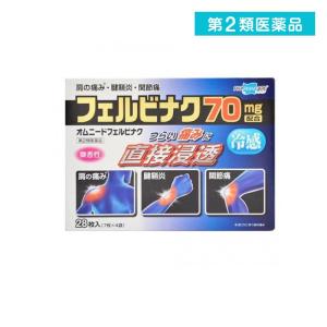 オムニードフェルビナク 第2類医薬品 28枚 冷感 第２類医薬品