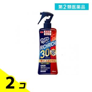 第２類医薬品 医薬品 サラテクトミスト リッチリッチ30 200mL 虫除けスプレー 蚊 対策 ブヨ ダニ ディート30%以上 2個セット｜みんなのお薬バリュープライス(みんなのお薬)