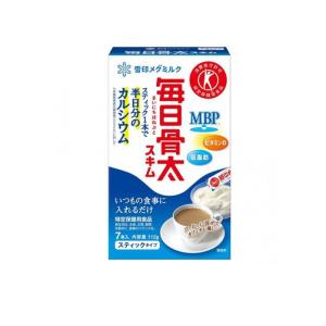 雪印メグミルク 毎日骨太 スキム スティックタイプ トクホ 112g (16g×7本入) (1個)