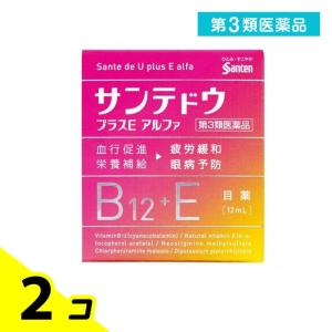 第３類医薬品 サンテドウプラスEアルファ 12mL 目薬 目の疲れ 眼病予防 目のかすみ 目のかゆみ 2個セット