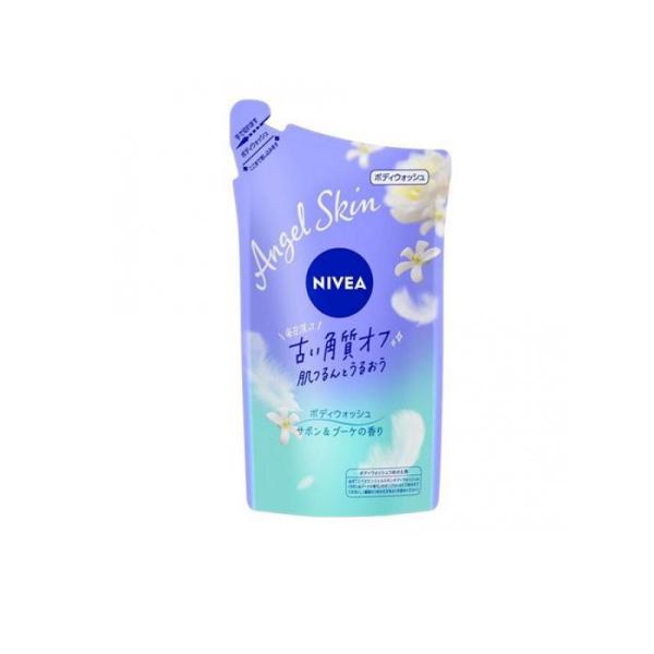 ニベア エンジェルスキン ボディウォッシュ サボン&amp;ブーケの香り 360mL (詰め替え用) (1個...
