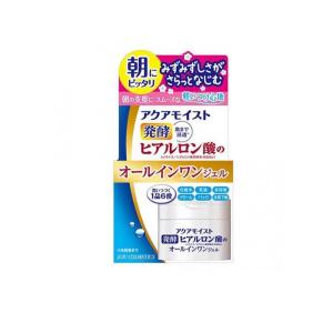 アクアモイスト 発酵ヒアルロン酸のオールインワンジェル 90g 化粧水 乳液 美容液 クリーム パック 化粧下地 ジュジュ化粧品 (1個)