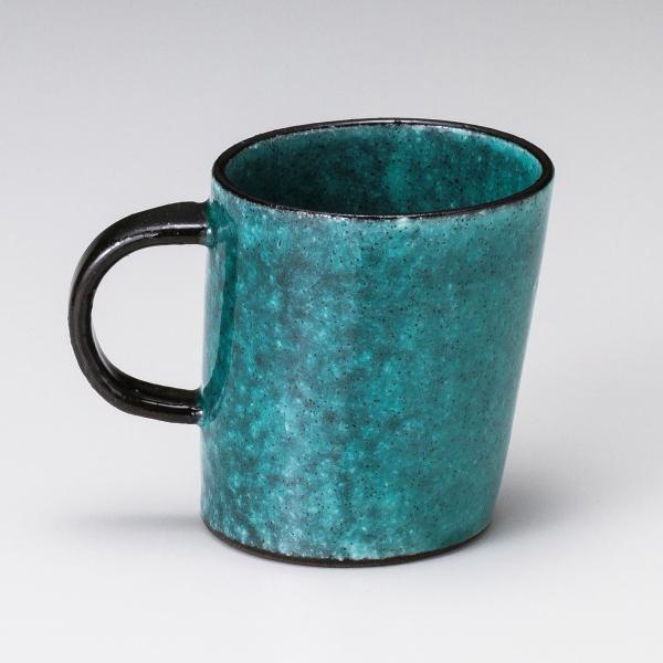 マグカップ おしゃれ カフェ ヨリソウ マグ 300cc ブルー コーヒー 食器 陶器