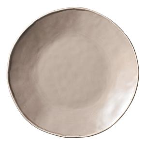 お皿 ワンプレート おしゃれ ランチ 丸皿 ベージュ (L) 27cm 盛皿 大皿 食器 陶器｜minopota