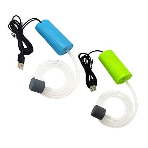 USB 給電式 エアーポンプ ２個セット 釣り 釣り ポンプ 生かし 釣り酸素ポンプ エビ活かし 生...