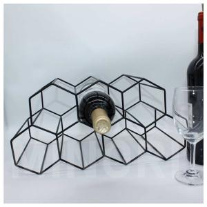 ワインボトルホルダー ワインラック ワインスタンド ワイン棚 9本用 金属製 積み重ね式 ワインラック ワイン収納｜minori-y