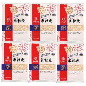 はくばく 米粒麦 800g×6袋