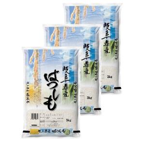 米 お米 白米 15kg ハツシモ 岐阜県産 5kg×3袋 令和5年産 送料無料　｜minoriceshop