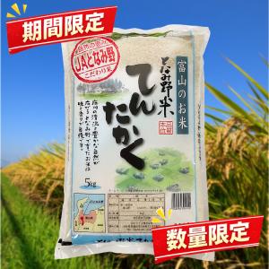 てんたかく 【 玄米 】令和7年産_富山県産 1等 30kg 送料無料（北海道 