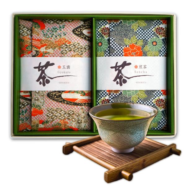 お茶 ギフト セット 香典返し 引き出物 法事 玉露・特上煎茶│粋│緑茶 茶葉 日本茶