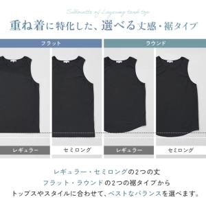 タンクトップ メンズ インナー 透けにくい ホ...の詳細画像3