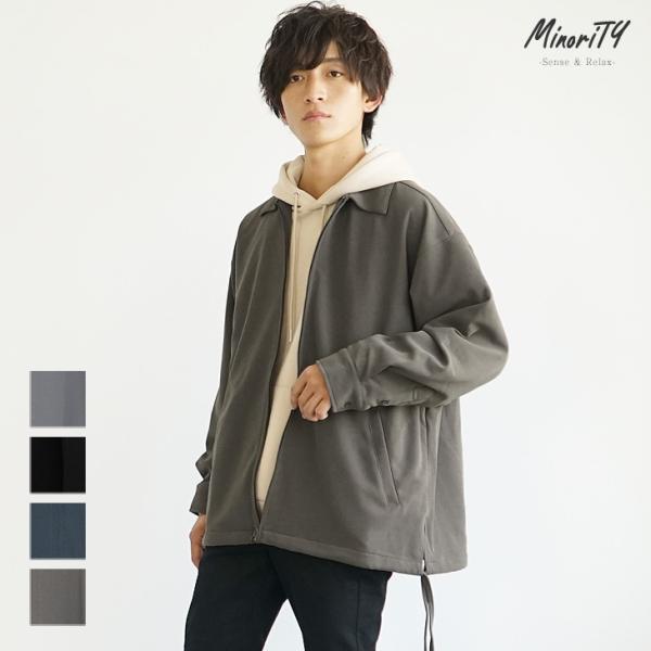 オーバーサイズ ブルゾン メンズ スイングトップ メンズ 大きいサイズ ライトアウター メンズ ジャ...