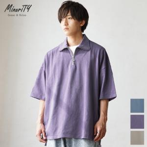 MinoriTY（マイノリティ） オーバーサイズ シャツ メンズ 7分袖 