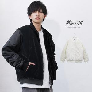 MinoriTY SELECT ショートファー×ポリツイル中綿ブルゾン｜minority92