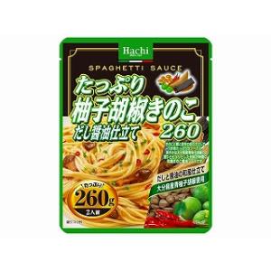 ハチ食品 たっぷり柚子胡椒きのこ だし醤油 袋 260g 20個入1箱セット「20個の倍数にてご注文ください」　まとめ買い 大量 ギフト 箱買い 激安