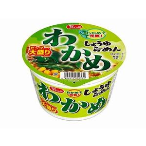 大黒食品 ビックわかめしょうゆらーめん カップ 100g 12個入1箱セット「12個の倍数にてご注文ください」　まとめ買い 大量 ギフト 箱買い 激安