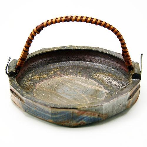 備前焼 手付き面取り 小鉢 bizen-sara-240628-1 陶器