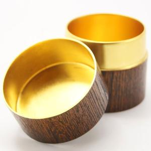 茶道具 なつめ お薄器 本桑 中次茶器 和巾棗 内金箔張 中村宗悦作 裏千