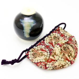 茶道具 仕服 仕覆 天目茶碗仕服 正絹 藤種緞子 : 茶道具いまや静香園