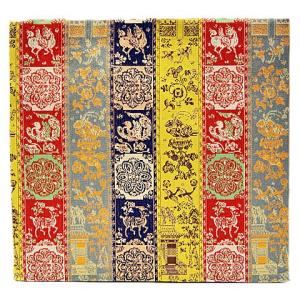 古帛紗 紅牙瑞錦 龍村裂 茶道具 茶の湯用品 抹茶お点前用