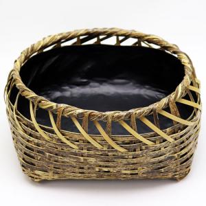 茶道具 炭斗 松唐草 玄々斎好写 雄斎 立礼 点茶盤 : 茶道具 月香園