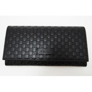 GUCCI グッチ コンチネンタルウォレット 長財布 シグネチャーレザー ブラック 449396BM...