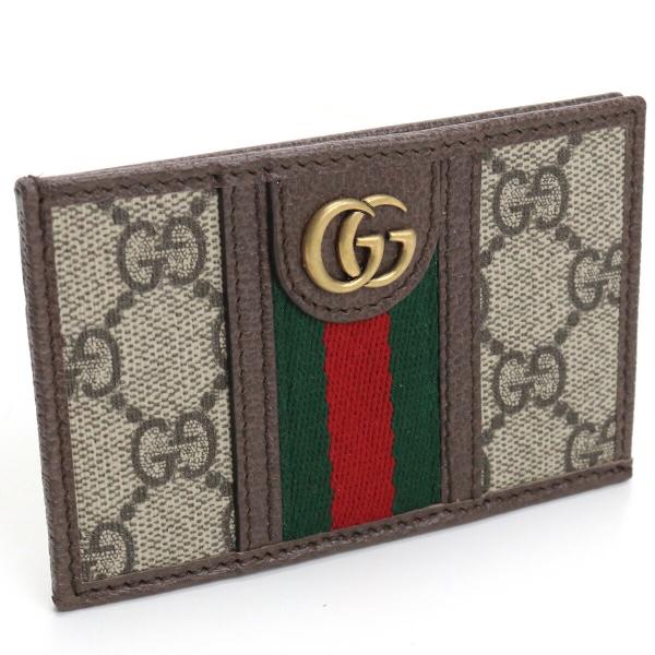 グッチ GUCCI MEN&apos;S OPHIDIA カードケース 597617 96IWT 8745 ブ...