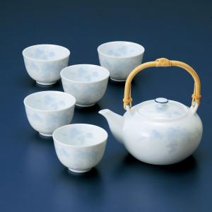 雅東窯　美濃焼　白磁夢彩ぶどう　茶器揃　国産　20％引き　ラッピング可｜minoyakisquare