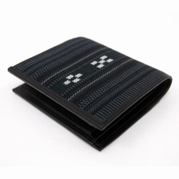 ヤッサミ黒　二つ折財布 [MINSAH]【送料無料】