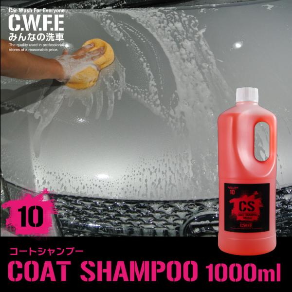 コーティング車用のカーシャンプー 弱酸性 1000ml 撥水 洗車グッズ セルフ洗車 ワックス コー...