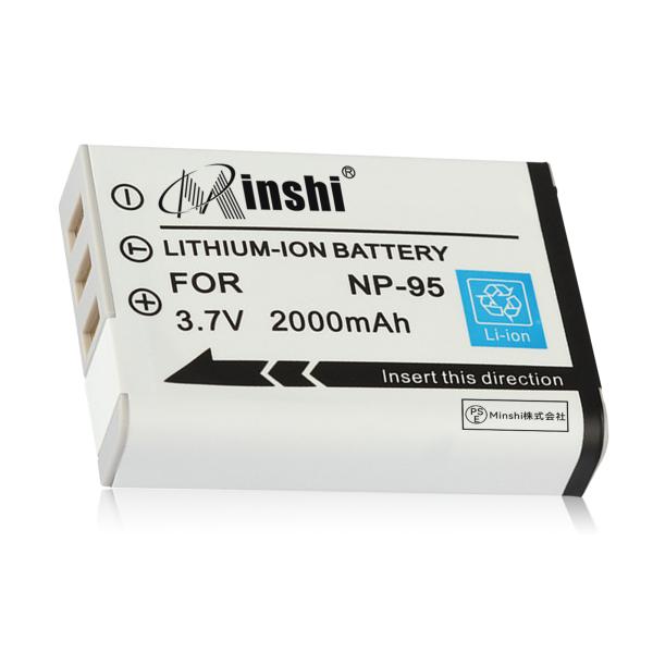 新品Fujifilm NP-95 互換バッテリー【2000mAh 3.7V】1年保証 リチウムイオン...