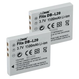 新品 SANYO DB-L20 互換バッテリー【1500mAh 3.7V】 1年保証 リチャージャブルバッテリー リチウムイオンバッテリー デジタルカメラ デジカメ 充電池