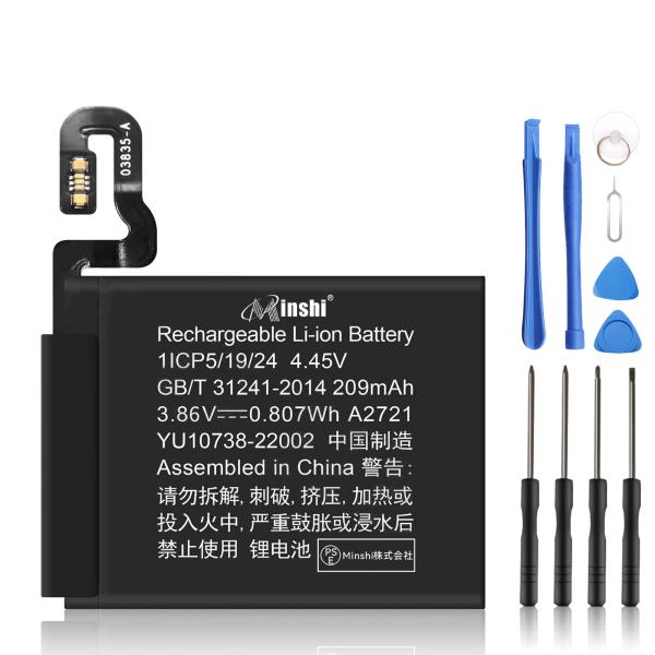 【工具付セット】新品Apple Watch SE2 互換バッテリー【209mAh 3.86V】1年保...