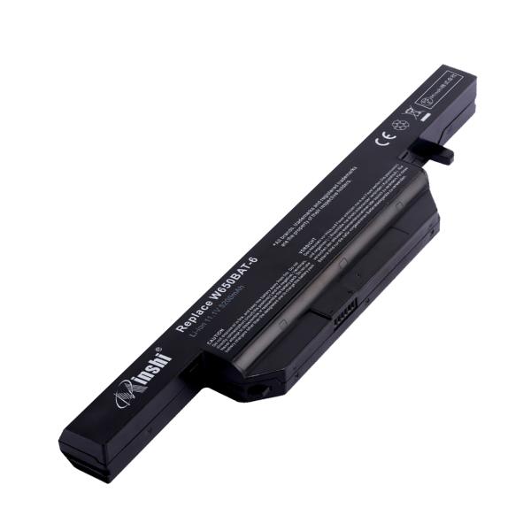 CLEVO W650BAT-6 交換バッテリー クレボ W650 W651 W655 W670 / ...