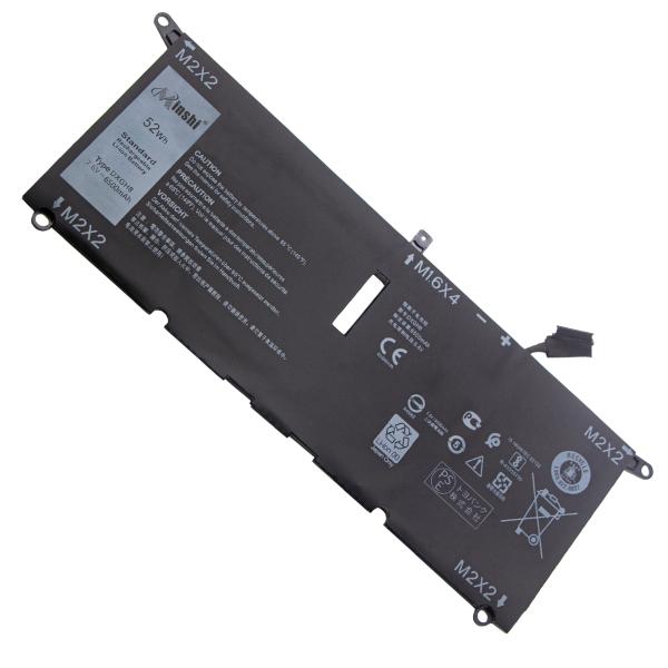 新品DELL XPS 13-9370 互換バッテリー【52Wh 7.6V】 1年保証 PSE認証