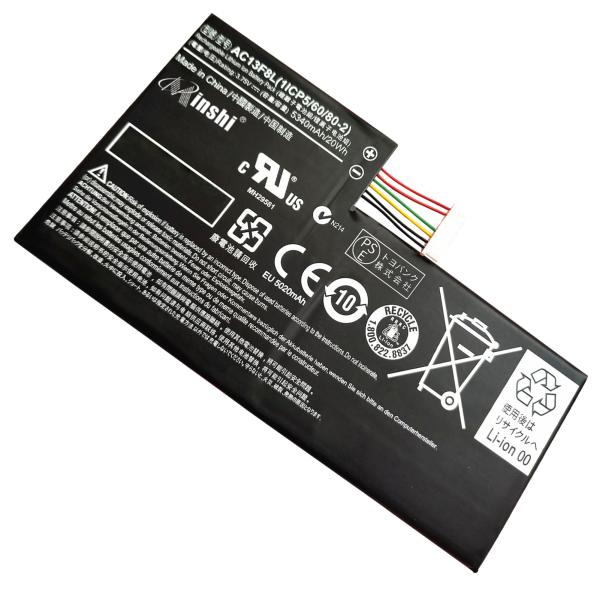 ACER Iconia A1-810-81251G00NW 大容量互換バッテリパック 5340mAh...