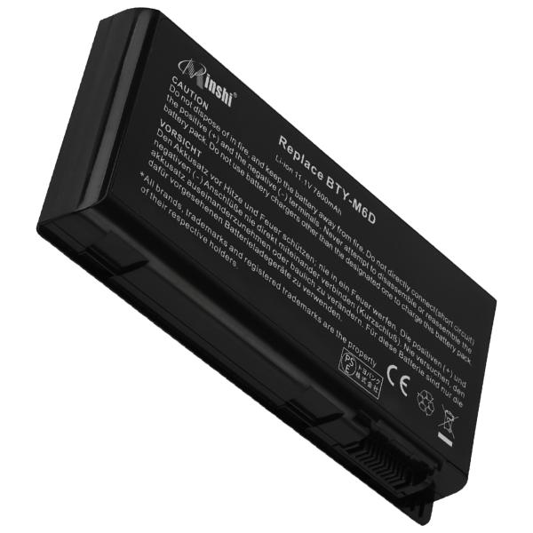 【minshi】MSI BTY-M6D【7800mAh 11.1V】対応用 高性能 ノートパソコン ...