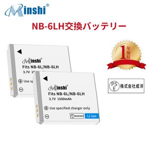 【２個セット】 minshi Canon NB-6LH NB-6L 対応 1500mAh PSE認定...