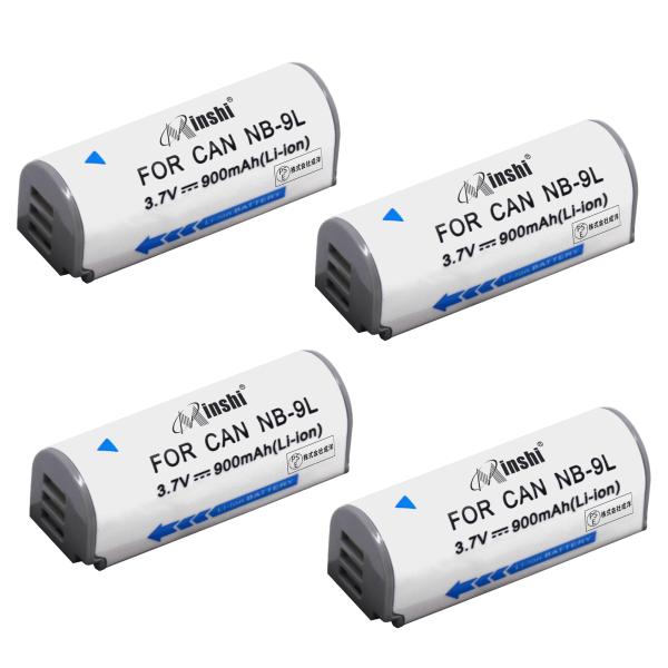 【4個セット】minshi Panasonic Canon IXY 3 IXY 1 【900mAh ...