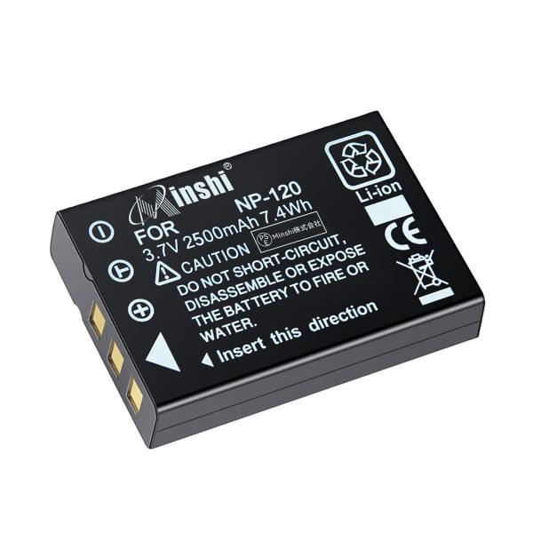 【1年保証】minshi FUJIFILM Optio MX4 NP-120 【2500mAh 3....