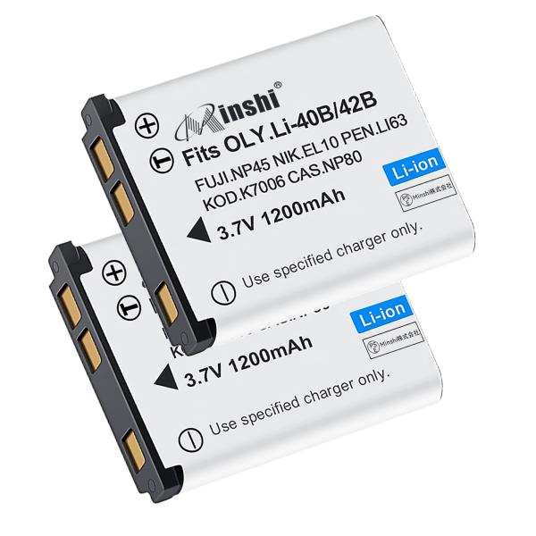 【２個セット】minshi FUJIFILM EX-G1 NP-82   【1200mAh 3.7V...