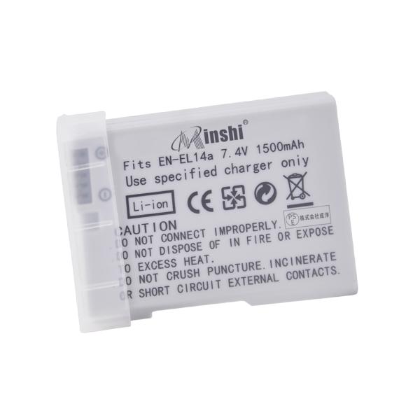 【1年保証】minshi NIKON EN-EL14 D3500 【1500mAh 7.4V】 EN...