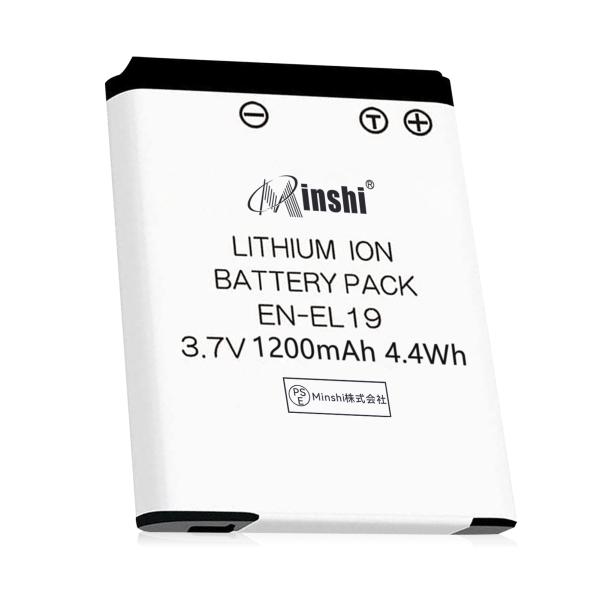 【1年保証】 minshi NIKON COOLPIX S100  EN-EL19 対応 EN-EL...