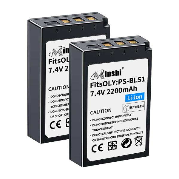 【２個セット】minshi OLYMPUS E-PL5 E-PL1 【2200mAh 7.4V】PS...