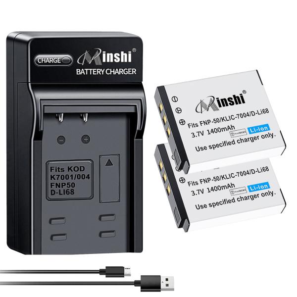 【期間限定 20%OFF】【２個セット】minshi FinePix F770EXR 【1400mA...