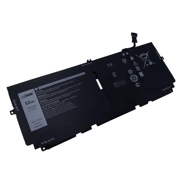 Dell XPS 13-9310 大容量互換バッテリパック 6500mAh 7.6V 対応用 １年保...