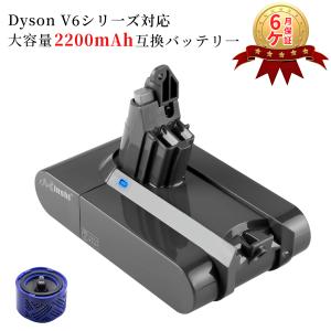 ダイソン V6 Top Dog vacuum 互換バッテリーWHH dyson DC58 DC61 DC62 DC72 DC74 SV07 SV08 HH08 対応 21.6V 2.2Ah[送ポストモーターフィルター]