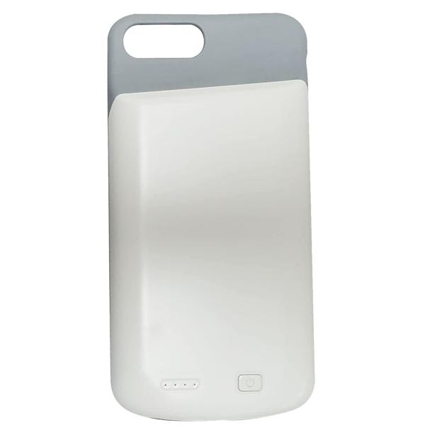 ケース型バッテリー iPhone 8 Plus 薄型バッテリーケース 6000mAh シリコン ケー...