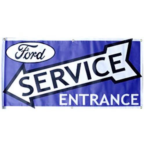 アメリカン ディスプレイ用 ガレージ バナー【FORD ENTRANCE】GARAGE BANNER