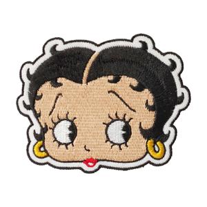 Betty Boop ベティーちゃん 刺繍 ワッペン 【フェイス】BBW-001｜mint-garage